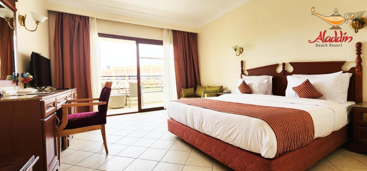 Aladdin Beach Resort Hurghada Bagian luar foto