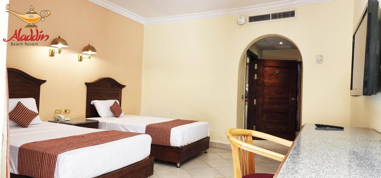 Aladdin Beach Resort Hurghada Bagian luar foto